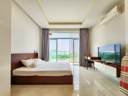 Trống sẵn phòng bancon view sông cực chill khu Cư Xá Ngân Hàng_ Trần Xuân Soạn quận 7
