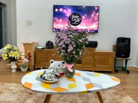 Cho thuê căn hộ chung cư Giai Việt Tạ Quang Bửu Q.8 , dt 82 m ,2 phòng ngủ, giá thuê 12tr/th, có nội