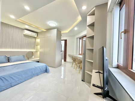 Studio full nội thất máy giặt, sấy riêng gần Trần Não, Ít phí, dọn vệ sinh phòng hàng tuần