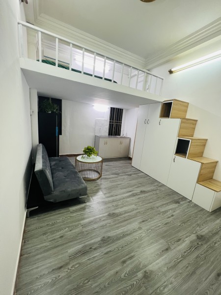 Phòng duplex  Điện Biên Phủ, Nội thất cơ bản- Gần UEH - HIU - HUTECH - Q1