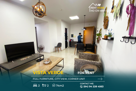 [EN] Cho thuê căn hộ Vista Verde 2PN view sông bao thoáng