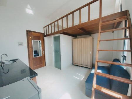 Trống sẵn Căn Hộ Dịch Vụ dạng Dulex ngay phố ẩm thực Phan Xích Long, Phú Nhuận