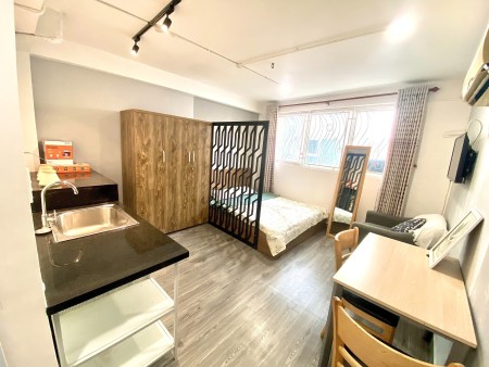 studio full NT gần bờ kè Hoàng Sa, cầu Bông,CV Lê Văn Tám, Chợ Tân Định, cầu Điện Biên Phủ Đh KHXH