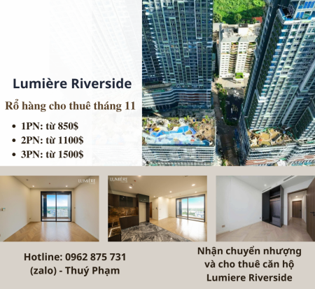 Rổ hàng hơn 100 căn chính chủ gửi cho thuê giá chỉ từ 20 triệu/tháng, nội thất cao cấp