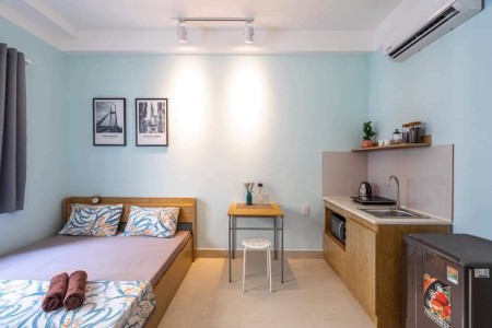 Studio cửa sổ thoáng mát, gần Cầu Thị Nghè, Thảo Cầm Viên