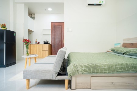 Cho thuê Căn hộ dịch vụ quận 8 gần Chợ siêu thị và Trường ĐH TDTU RMIT