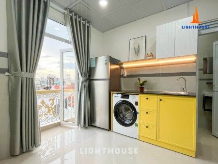 Căn hộ mới keng 100% Ban công thoáng, máy giặt riêng ngay Đại Học Văn Lang Bình Thạnh