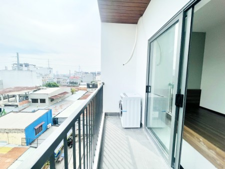 Căn hộ 1 phòng ngủ, máy giặt riêng, ban công full nội thất gần đại học Văn Lang, Đặng Thuỳ Trâm