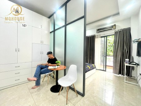 Căn ban công studio vs 1pn vách ngăn 50m2 gần điện biên phủ Cầu Thị Nghè,Cầu Thủ Thiêm,Landmark 81