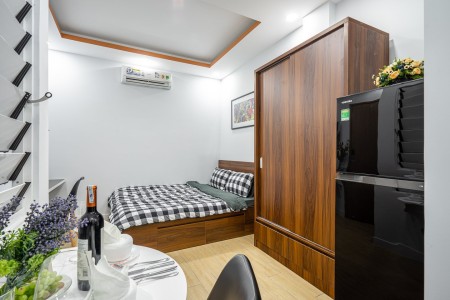 Căn hộ mini nội thất hiện đại , hình thật giá thật ngay Ngã Tư Hàng Xanh Bình Thạnh