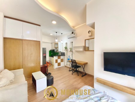 Căn hộ 1PN lầu 6 bếp riêng máy giặt riêng gần CV Lê Văn Tám, hồ Con Rùa Q3, Hai Bà Trưng Dinh Độc Lậ