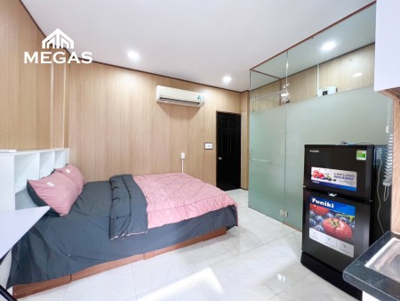 CHO THUÊ CĂN HỘ STUDIO BANCONG - RỘNG 30m2 - FULL NỘI THẤT MỚI 100% - GẦN VÕ VĂN KIỆT, QUẬN 1