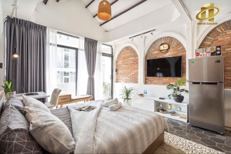 Cho thuê căn hộ full nội thất, bancong nằm ngay Điện Biên Phủ , Bình Thạnh , máy giặt riêng