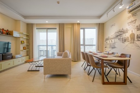 Cho thuê 2 phòng ngủ dự án Đảo Kim Cương, nội thất cao cấp, giá tốt nhất thị trường