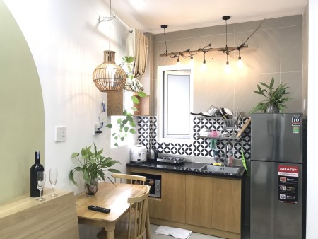 Căn hộ mịi full nội thất vintgae style ngay Etown Tân Bình