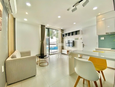 Cho thuê căn hộ 60m2 full nội thất xịn xò, bancong, ngay Nguyễn Cửu Vân - Bình Thạnh