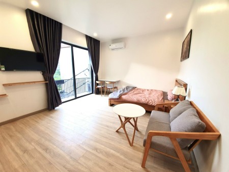 Apartment studio balcony, khu đô thị cao cấp, yên tĩnh, thuận tiện di chuyển vào trung tâm