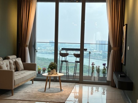 Empire City, Cho thuê căn hộ view sông, 1PN, 64m2, Full NT đẹp, Giá 24tr