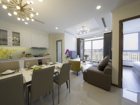 Cho thuê căn hộ 2PN Vinhomes Central Park 81m2 giá 17 triệu