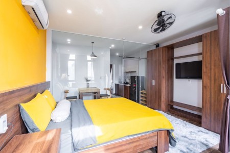 Đang trống căn hộ mini giá tốt, rẻ và đẹp cho thuê ngay biển đã có sẵn nội thất.