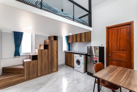 Căn Duplex Vụ Full Nội Thất Có Cửa Sổ