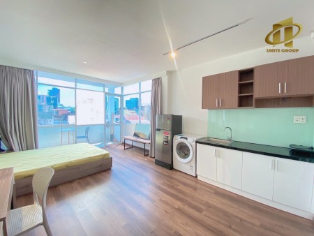 Căn hộ studio bancol - Q1 ( gần cầu Ông Lãnh, phố đi bộ bùi viện, Đh. Văn Lang - cs1 ) 