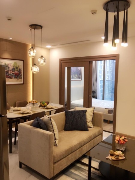 Cho thuê căn hộ tòa Landmark 81 1PN 55m2 đầy đủ nội thất. Không giá ảo