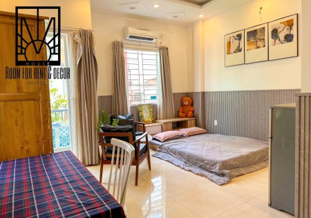 Cho thuê CHDV dạng Studio cửa sổ, ban công thoáng gió, Full nội thất gần sân bay ngay QUẬN 3