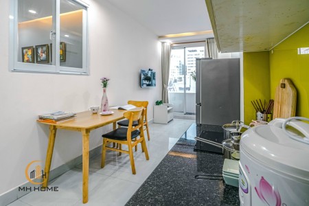 Cho Thuê Căn Hộ 35m2, 1 Phòng Ngủ Giá Rẻ Full Nội Thất