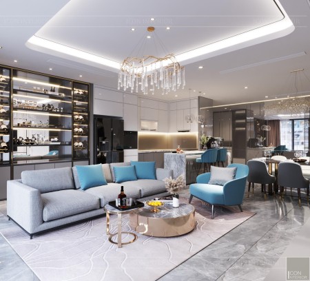 Chính chủ cho thuê căn hộ 3 phòng ngủ Vinhomes Golden River, 118m2, nội thất cao cấp, view sông 55tr