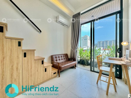 Duplex ban công/cửa sổ - Gần Lotte Mart - Mới 100% - Full nội thất