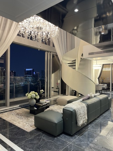 Duplex siêu sịn cho thuê Empire City, 4PN, 204m2, full NT cao cấp, view sông Q1. Giá 175tr