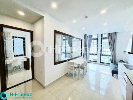 CC 1PN ban công Full nội thất - Gần hồ bơi Bến Văn Đồn quận 4 - Mặt tiền mới sạch đẹp