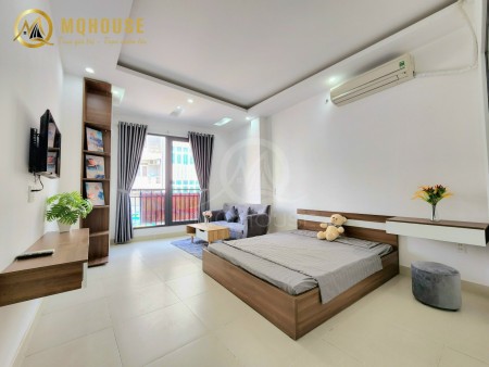 Căn hộ 1 PN mới có ban công lớn Full nội thất - Ngay NTĐ Phú Thọ - LotteMart Lê Đại Hành