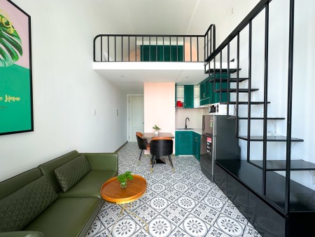 Căn Hộ Gác Ban Công Có Hồ Bơi Trong Toà Nguyễn Thị Thập Q7 gần Crescent Mall,SC Vivo,Lotte,RMIT