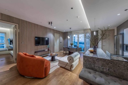 Thuê 2PN siêu đẹp tại Đảo Kim Cương 98m2, view sông 30 triệu