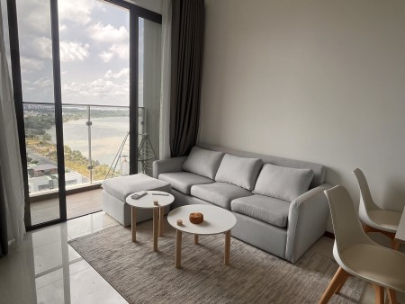 Căn hộ 81m2 (2PN) Block Soleil - sát sông - View Đông Nam. Đầy đủ nội thất. Giá 20 triệu