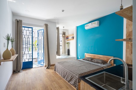 Studio ban công-Full nội thất Nguyễn Thị Minh Khai Q1 gần hồ Con Rùa