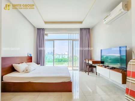 Cho thuê căn hộ đầy đủ tiện nghi BAN CÔNG- VIEW SÔNG sát Lotte, trường Đại Học quận 7