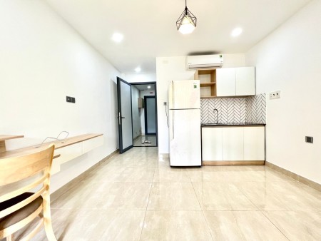 Phòng Studio Full nội thất - cửa số thoáng mát - phòng rộng 25m2 Nơ Trang Long, P13, Bình Thạnh