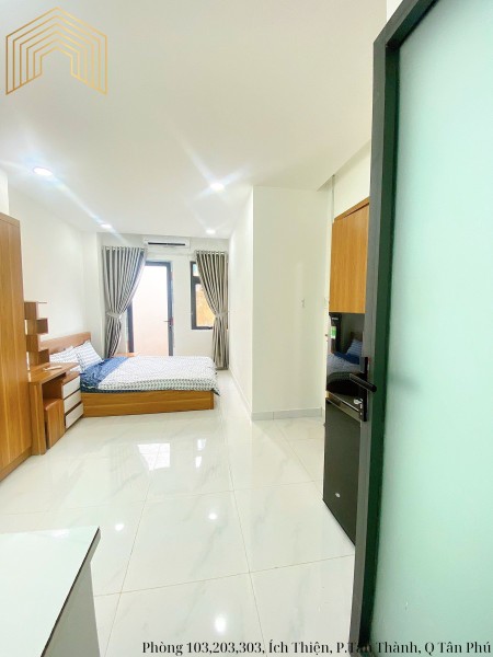 Căn hộ studio ban công Ích Thiện Tân Phú, gần Big C Phú Thạnh