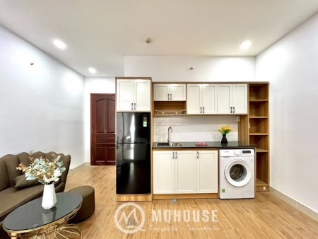 Cho thuê căn hộ cao cấp 1PN, Full nội thất ngay khu sân bay Tân Sơn Nhất