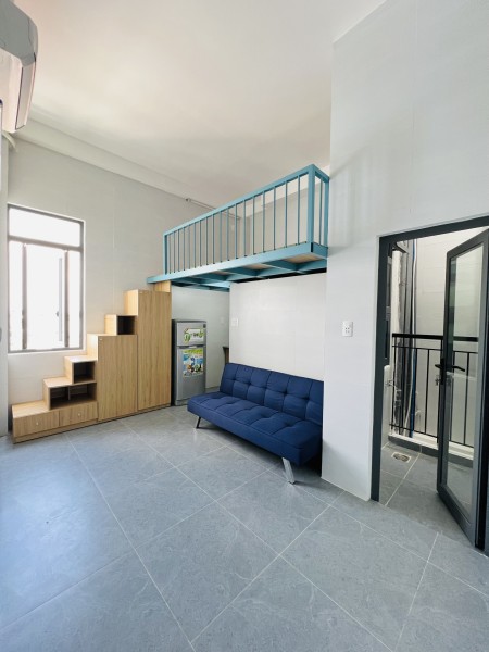 Phòng Duplex cửa sổ ban công giếng trời Tân Phú