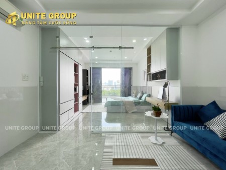 Căn hộ view Bitexco 1 Phòng Ngủ Ban Công Full nội thất Q7 gần cầu Kênh Tẻ, LOTTE...