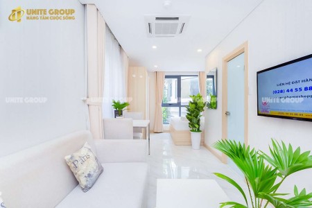 Khai trương căn hộ full NT ban công thoáng, gần chợ Tân Định, CV Lê Văn Tám Q1, ngay MT tiền