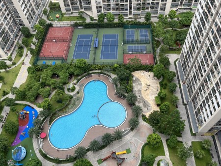Chính chủ cho thuê 2N+1,2WC full đồ 64m view bể bơi hướng mát 11tr Vinhomes Smart City Tây Mỗ