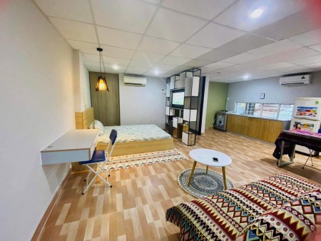 Cho thuê căn hộ bancol, máy giặt riêng - gần vong xoay điện biên phủ, cv lê văn tám