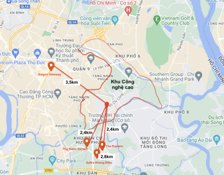 Top 4 dự án căn hộ cho thuê Quận 9 gần Công nghệ cao nên chọn