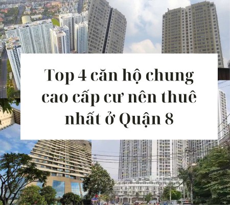 Top 4 căn hộ chung cư cao cấp nên thuê nhất ở Quận 8