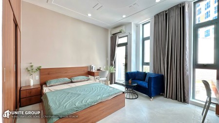 Căn Hộ Ban Công Quận 3 Đầy Đủ Nội Thất - Thang máy gần Công Trường Dân Chủ , Ga Sài Gòn , ĐH Sài Gòn